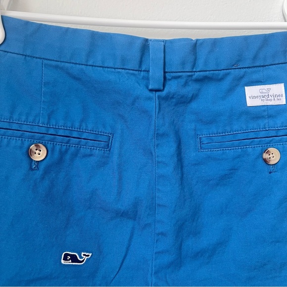 Vineyard Vines Boy's Whale Embroidered Breaker Shorts (Size 18, Schooner Blue) - Picture 9 of 11